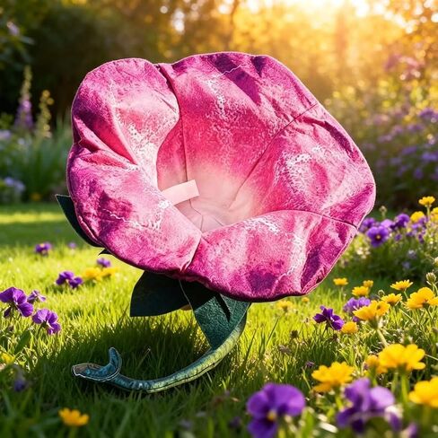 Flower Hat Fairy Costume for Women,Pink Witch Hats Halloween Cosplay Adult Party Festive in Saudi Arabia