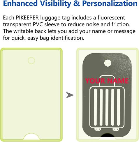 Smart Luggage Tags for Suitcase - Waterproof QR Code Labels with Location Notification When Scanned (Pack of 2), Customizable & Durable Travel ID Tags for Backpacks, Hide Personal Info in Saudi Arabia