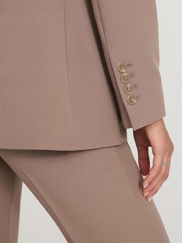 EXPRESS Women's Long Slim Blazer - Mushroom in Saudi Arabia