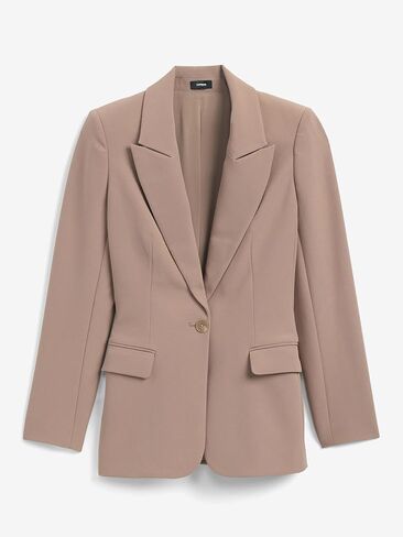 EXPRESS Women's Long Slim Blazer - Mushroom in Saudi Arabia