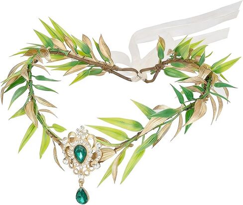 Renaissance Headpiece Women Fairy Flower Crown Elf Crown in Saudi Arabia