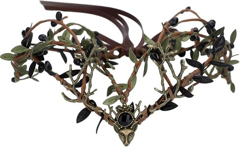 Renaissance Headpiece Women Fairy Flower Crown Elf Crown in Kuwait