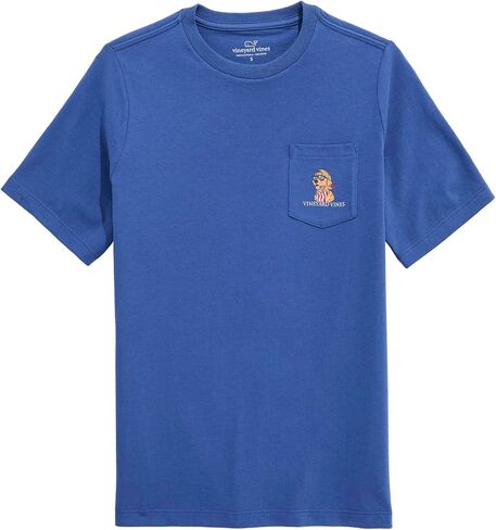 Vineyard Vines Boys' America Dog Short-Sleeve Pocket Tee in Kuwait