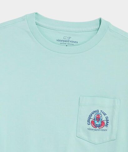 تي شيرت Vineyard Vines Boys' Crushing the Game Lobster بأكمام قصيرة للجيب in Kuwait