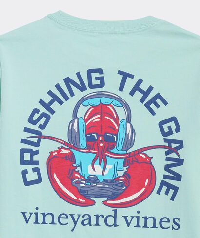 تي شيرت Vineyard Vines Boys' Crushing the Game Lobster بأكمام قصيرة للجيب in Kuwait