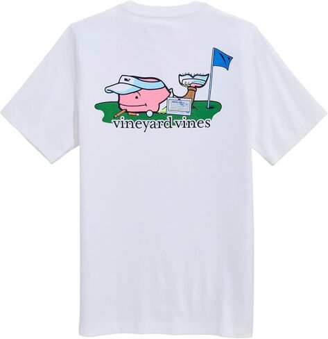 Vineyard Vines Boys' Boys' Summer 26 Golf Whale Short-Sleeve Pocket Tee in Saudi Arabia