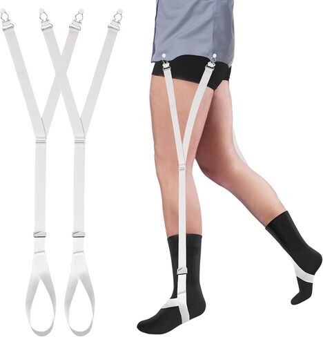 Hold’Em Garter Grip Shirt Stays MADE IN USA Ultra Soft Plush Elastic with Durable Everlasting Garter Grips in Saudi Arabia