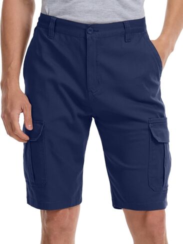 WORK IDEA Men's Cargo Stretch Short, Classic Style, Relaxed Fit Work Shorts in Saudi Arabia