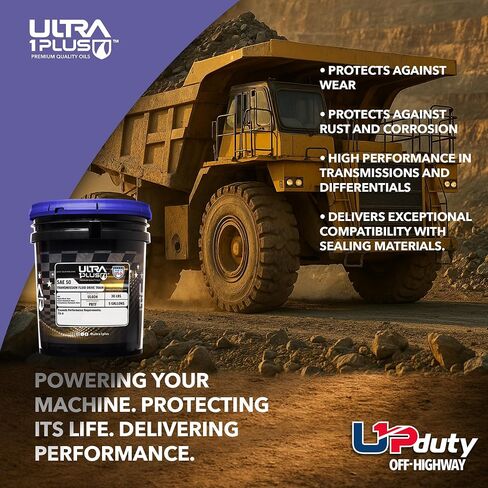Ultra1plus ™ SAE 50W عزم الدوران سائل النقل التقليدي ، إلى 4 | 5 جالون سطل in Kuwait