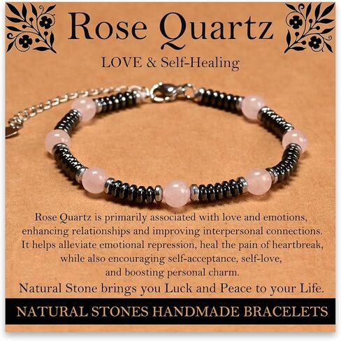 CAI YI MING Adjustable Energy Gemstone Bracelet for Women - A Gift for You & Your Besties in Saudi Arabia