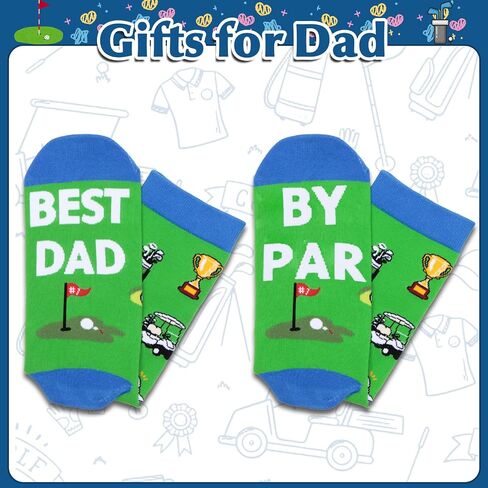 هدية عيد ميلاد الأب للأب، عاشق الجولف، الأب ليكون أفضل أب من Par Socks، جوارب جولف مضحكة، جوارب رياضية مبتكرة، هدايا فريدة للرجال، جوارب جولف مرحة للآباء، حشوات تخزين عيد الميلاد in Kuwait