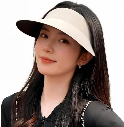 Sun Visor Foldable Sun Hat Wide Brim Summer UV Protection Beach Hat in Kuwait