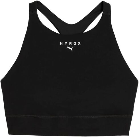 PUMA Womens X Hyrox Shapeluxe High Neck Mid Impact Sports Bra Casual Casual - Black in Kuwait