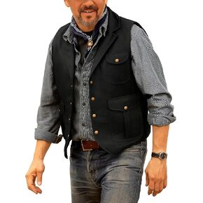 Men Genuine Cowhide Leather Brown Vintage Waistcoat, Western Sleeveless Vest Cowhide in Saudi Arabia