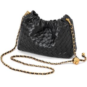 MELOLILA Mini Woven Purse Dumpling Bag Woven Crossbody Bag Evening Purse for Women in Saudi Arabia