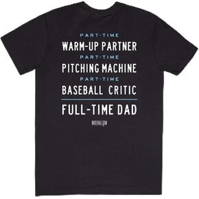 Baseballism Full-Time Baseball Dad T-Shirt in Kuwait