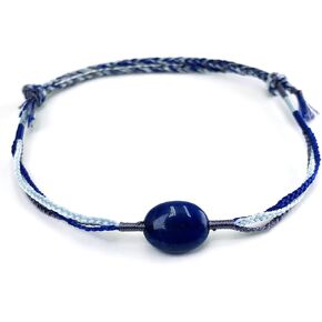 Gemstone Trinity Waterproof and Handmade Wish Thread Bracelet Gift for Mom Girlfriend Boyfriend BF Couple 11.8" in Saudi Arabia
