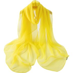 Solid Color Silk Feeling Scarf Fashion Scarves Wrap Long Lightweight Shawls for Women in Saudi Arabia