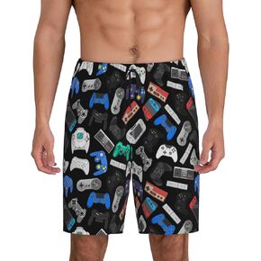 Mens Pajama Shorts Soft Pjs Bottoms Sleep Lounge with Pockets in Saudi Arabia