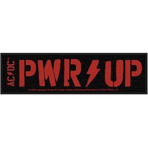 AC/DC - PWR UP Super Strip Patch 15cm x 5cm Black in Saudi Arabia