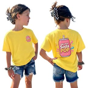 BeWithYou Cute My Little Soda Pop Shirts for Girls Kids Kawaii Cartoon T Shirts Preppy Funny Food Graphic Tees Aesthetic Tops in Saudi Arabia