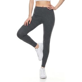 Women's Cotton Leggings Full Length | Soft Stretch Everyday Leggings | Available in XS to 5X in Saudi Arabia