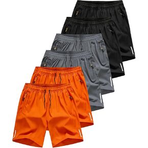 6-Pack Quick-Dry Men's Athletic Shorts in Saudi Arabia