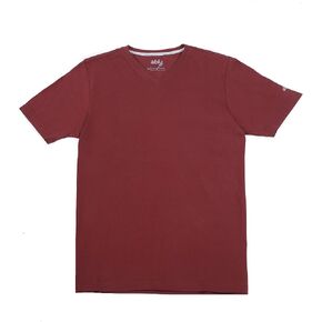Ably Jamison Men's Heavyweight Cotton Short Sleeve V-Neck Tee | Repels Liquids, Stains, and Odors in Saudi Arabia