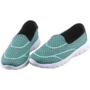Silver Steps Feather Lite Walking Shoe, Slip-On Women’s Sneaker, Turquoise, Size 8 in Saudi Arabia