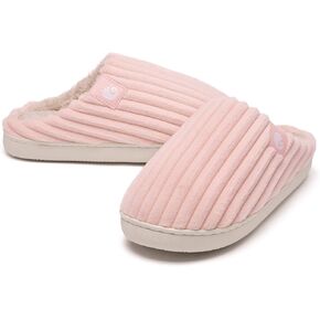 Guyarns Slippers for Women,Memory Foam House Shoes for Men Casual Indoor/Outdoor Corduroy Womens Slippers with Faux Fur Lining in Saudi Arabia