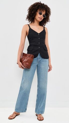 Faherty Women's Sun Strider Milo Vest in Kuwait