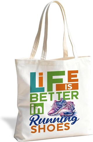 Literary Reusable Tote Bag, Creative Text Design for Book Lovers and Readers, for Work School Travel Shopping in Saudi Arabia