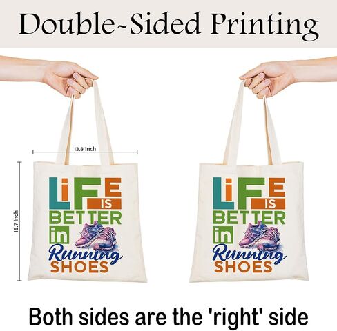 Literary Reusable Tote Bag, Creative Text Design for Book Lovers and Readers, for Work School Travel Shopping in Saudi Arabia