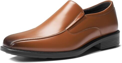 HEEZ Men's Black Dress Shoes, Slip On Loafers Dress Shoes for Men Comfortable, Non Slip Formal Shoes for Business Wedding Church in Saudi Arabia