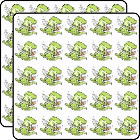 Cute T-Rex Dinosaur Cupid Valentine's Day Green Winged Angel Bow Arrow Love Heart Cartoon Funny 1 Inch Vinyl Stickers 50pcs Water Bottle Laptop Phone in Kuwait