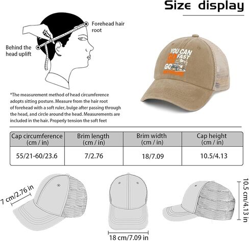 You Can Go Fasts I Can Go Anywhere. Hat for Mens Funny Washed Distressed in Kuwait