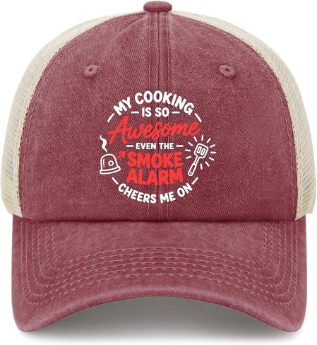 My Cooking is So Awesome Even The Smoke-Alarm Cheer Me On Hats for Women Low in Kuwait