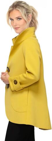 IC Collection Techno Knit Sculpted Button Jacket in Saudi Arabia