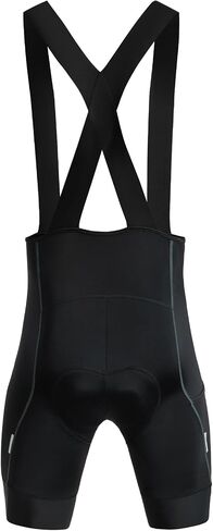 Santic Men's Cycling Bib Shorts 4D Padded, Road Bike Cycling Bibs with Pockets, UPF50+ Biking Bicycle Shorts in Kuwait