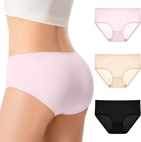 Silk Underwear for Women, Womens Briefs Underwear Mid Rise Full Coverage Panties 100% Mulberry Silk Knit Brief in Saudi Arabia