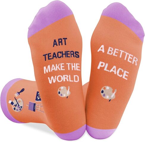 Teacher Appreciation Gifts End Of Year Christmas Retirement Back To School Graduation Best Teacher Ever Socks in Kuwait