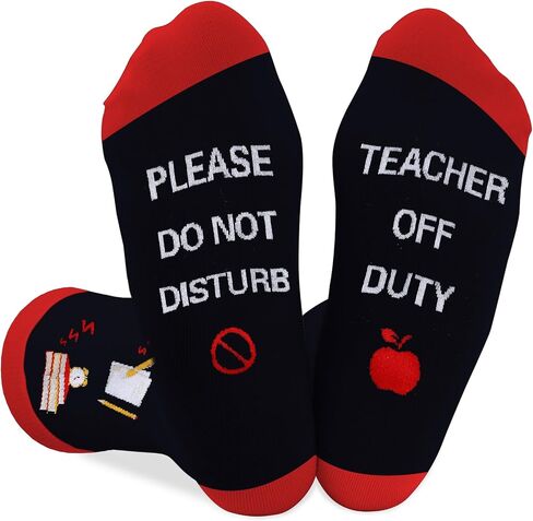 Teacher Appreciation Gifts End Of Year Christmas Retirement Back To School Graduation Best Teacher Ever Socks in Kuwait