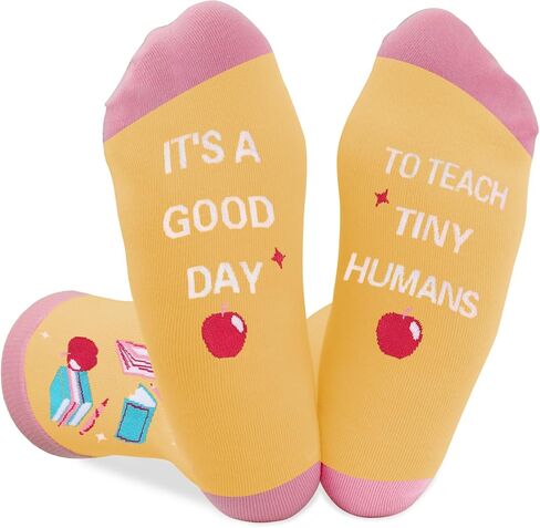 Teacher Appreciation Gifts End Of Year Christmas Retirement Back To School Graduation Best Teacher Ever Socks in Kuwait