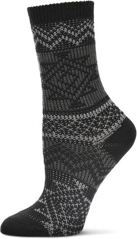 Women's Diamond Line Fashion Soft-Fit Crew Sock in Saudi Arabia