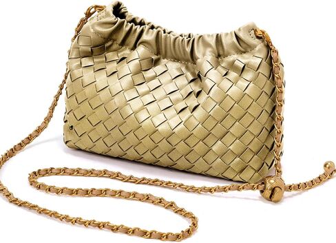 MELOLILA Mini Woven Purse Dumpling Bag Woven Crossbody Bag Evening Purse for Women in Saudi Arabia
