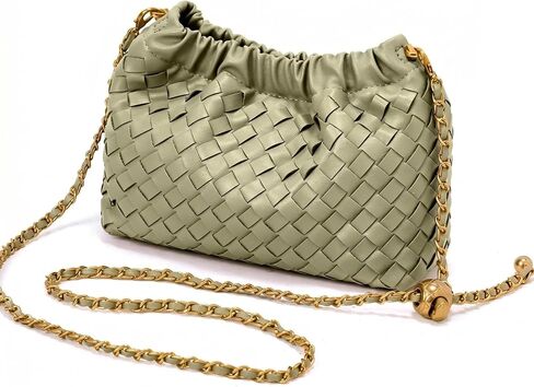 MELOLILA Mini Woven Purse Dumpling Bag Woven Crossbody Bag Evening Purse for Women in Saudi Arabia