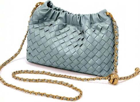 MELOLILA Mini Woven Purse Dumpling Bag Woven Crossbody Bag Evening Purse for Women in Saudi Arabia