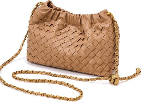 MELOLILA Mini Woven Purse Dumpling Bag Woven Crossbody Bag Evening Purse for Women in Saudi Arabia