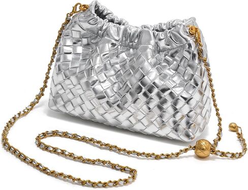 MELOLILA Mini Woven Purse Dumpling Bag Woven Crossbody Bag Evening Purse for Women in Saudi Arabia