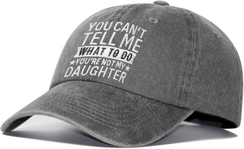 Dad/Mom Gifts from Daughter, Mothers Day Fathers Day Birthday Gifts for Dad Mom - Adjustable Baseball Cap in Saudi Arabia